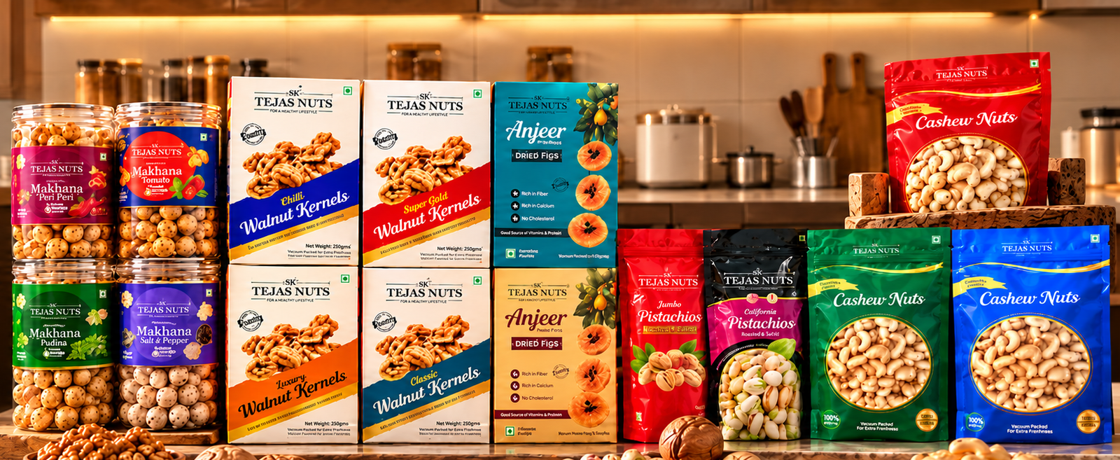 All SK Tejas Nuts products